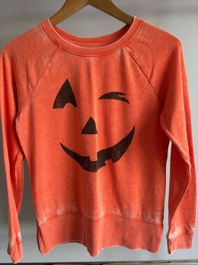 Grayson Threads Faded Orange Crewneck Sweatshirt Style Top
